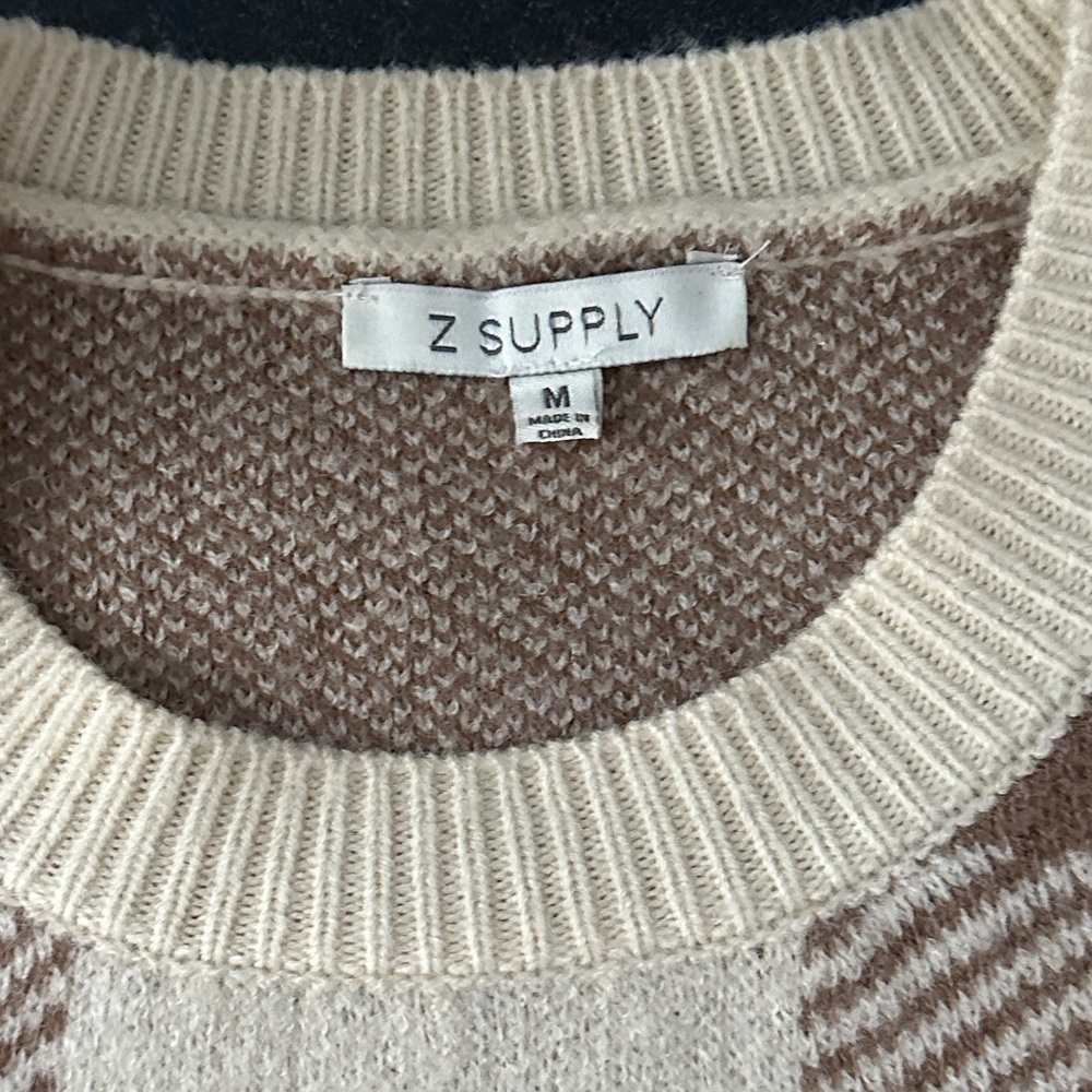 Z Supply Check You Later Sweater Campfire - Picture 5 of 8